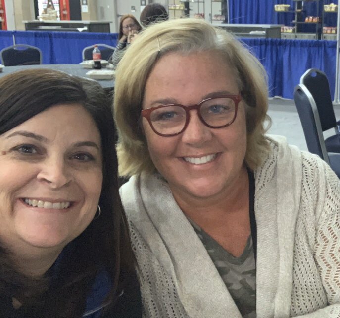 Today’s challenge is to post about colleagues I learn from each day! I have learned so much from these 2 ladies over the years after becoming a media specialist/innovation specialist! They are not only colleagues, but wonderful friends! <a href="/MapleGlenWWS/">Maple Glen</a> #gotogether #youmatter