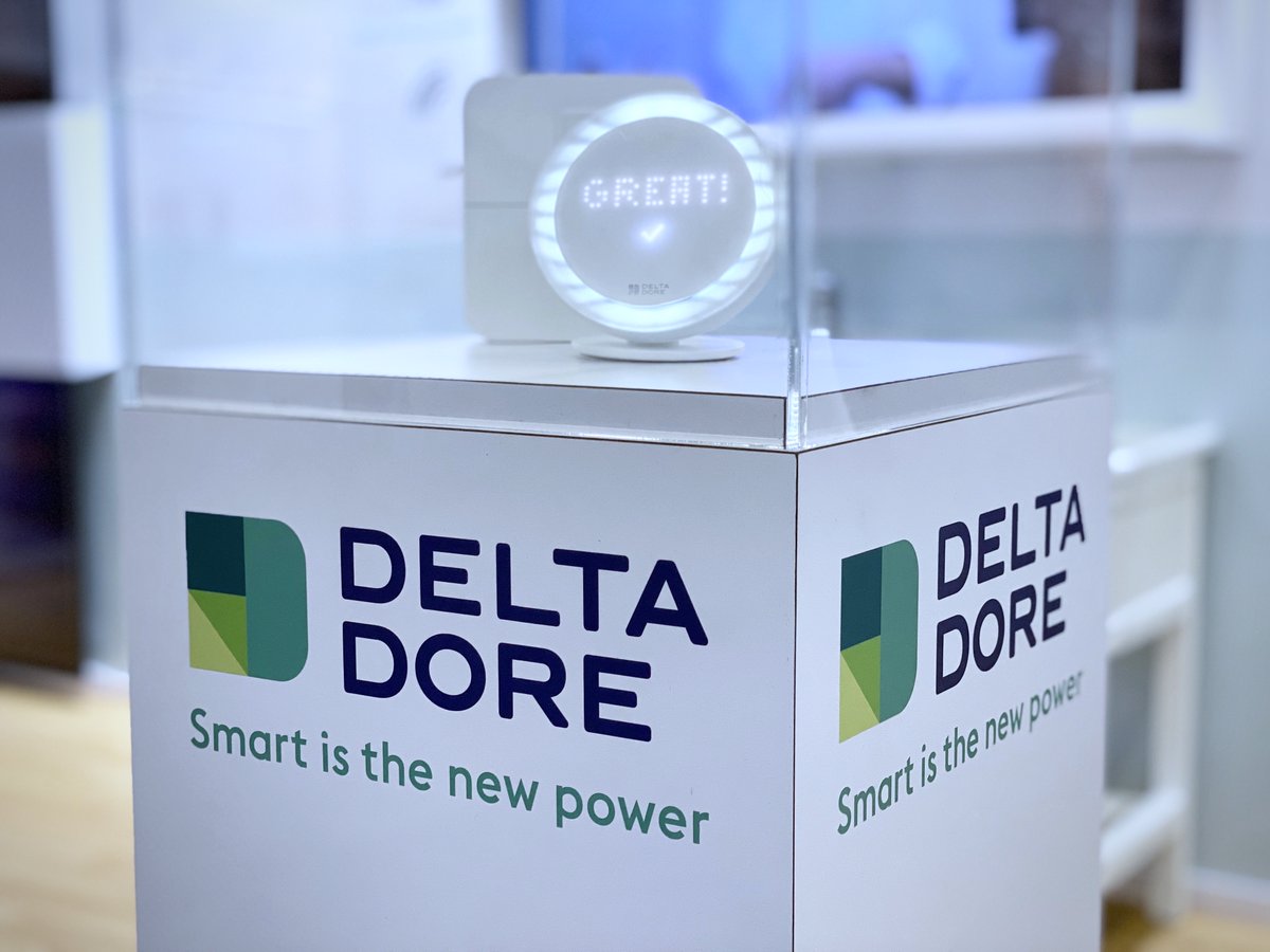 DELTADORE_FR's tweet photo. #CES2020 Here we are!
Découvrez Onsen, le premier gestionnaire d’eau chaude doté d’#intelligenceartificielle qui garantit confort et économies à toute la famille. Nous vous attendons ➡️SANDS Expo Convention Center, Hall 2, #SmartHome, Stand 42549. 
#Innovation #iot https://t.co/EK1ERXTZvP