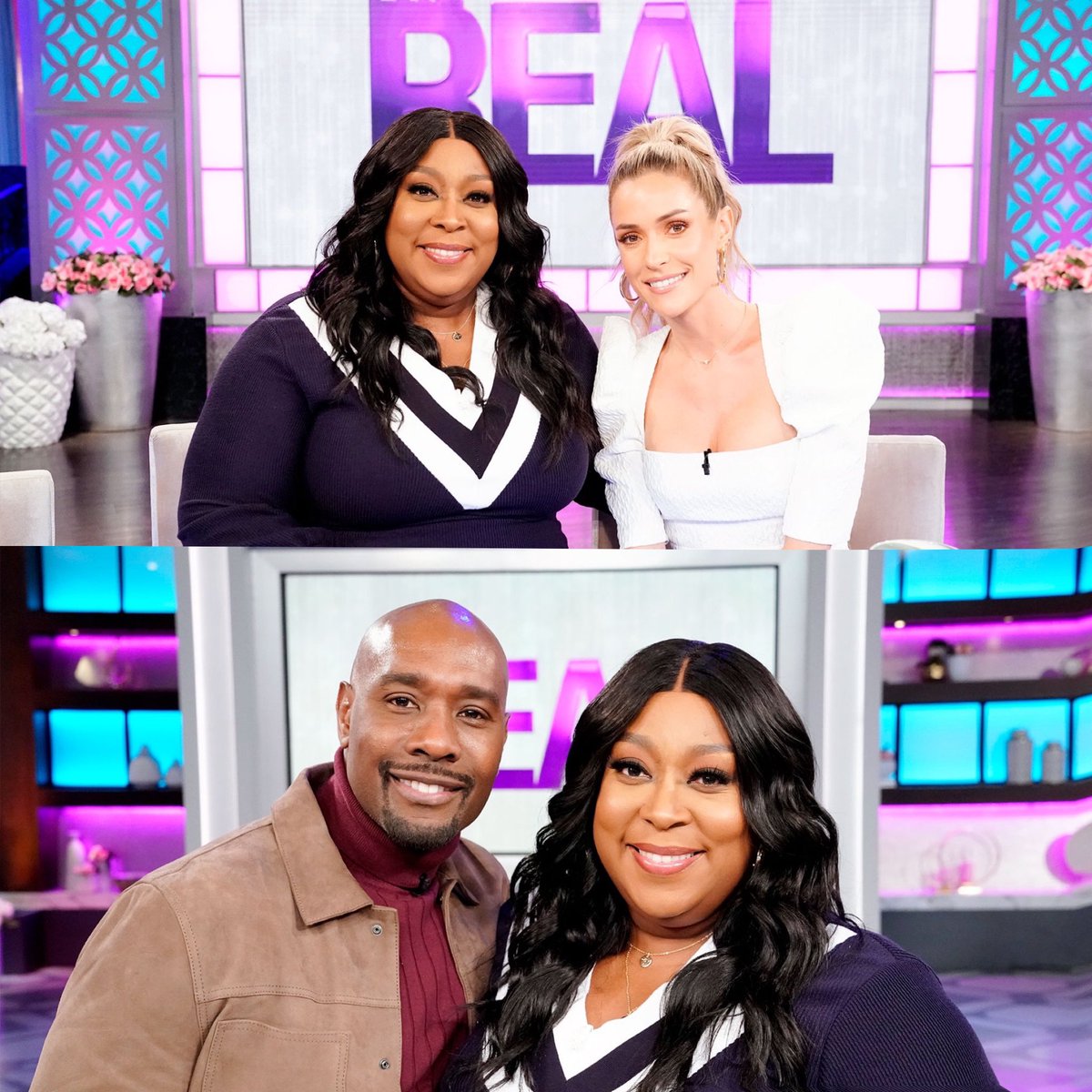LoniLove's tweet photo. Great show today with @KristinCav and @Morris_Chestnut ... Thxs for stopping by y’all!!! #thereals6 https://t.co/QAKwJIQqdL