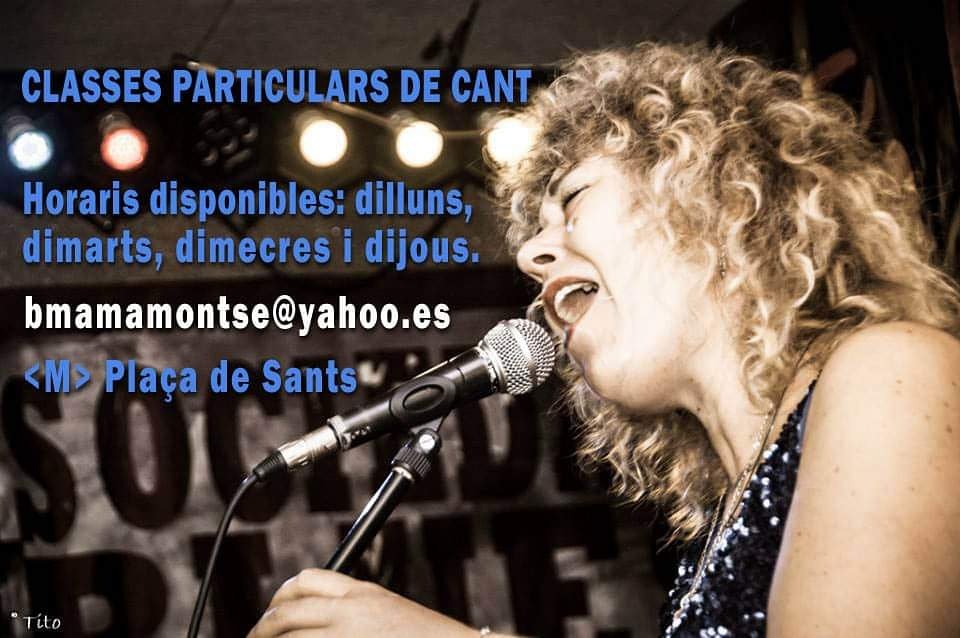 bigmamamontse's tweet photo. Classes de Cant&Blues setmanals o quinzenals. Escull la teva opció 😊🎶
#classesdecantbarcelona, #classesdecant, #classescant, #classesdeveu, #clasesdecanto, #clasesdevoz https://t.co/WkNUqcc4go