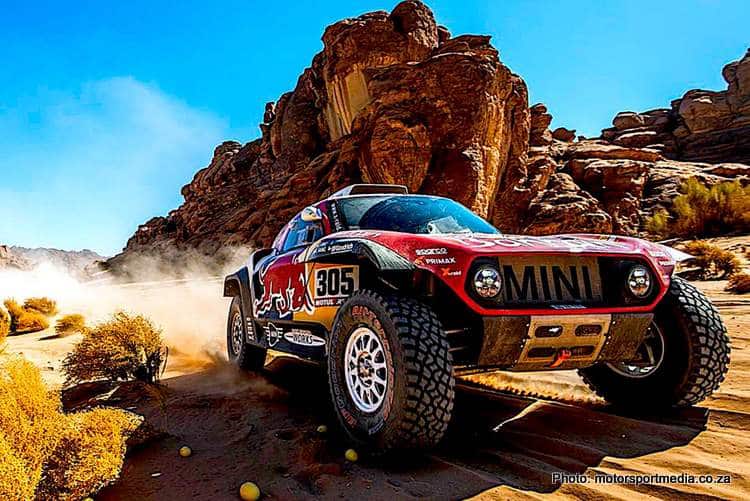 F1Coffee's tweet photo. Fernando Alonso quickly put behind him to the disappointment of Monday to finish the third day of the Dakar Rally in fifth place in his Gazoo Racing Toyota while his great friend and fellow Spaniard Carlos Sainz Senior (pictured above) took top #grandpri https://t.co/12E9VZKhZF https://t.co/daK2Rxhzqn