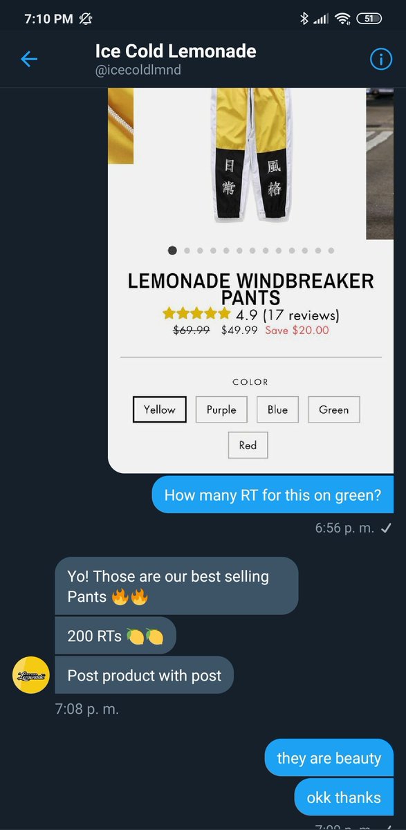 Necesito 200 RT para conseguir estos pantalones de <a href="/icecoldlmnd/">Ice Cold Lemonade</a>. Me podrían ayudar? Son hermosos 😍