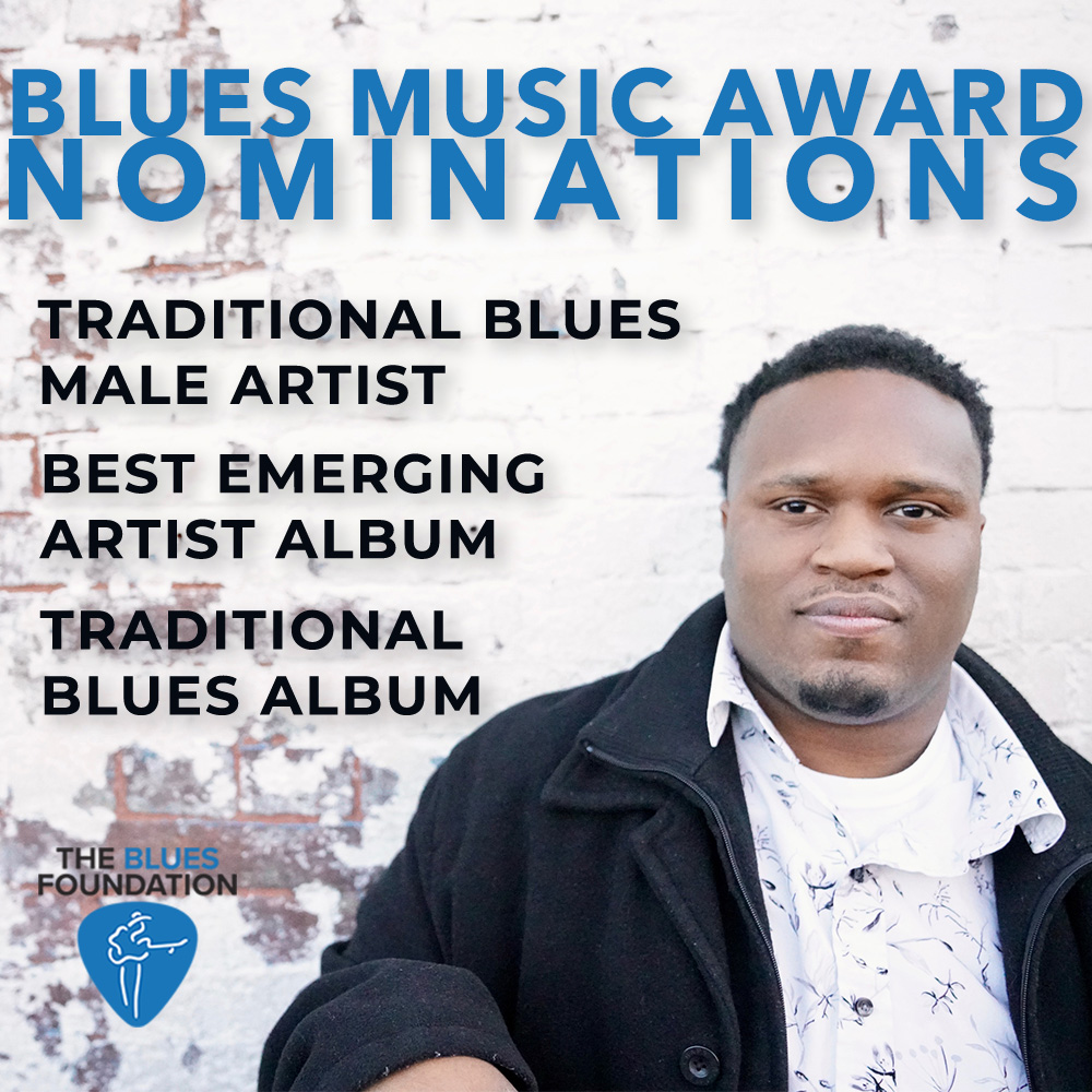 I’m appreciative of my 3 <a href="/BluesFoundation/">The Blues Foundation</a>  Nominations