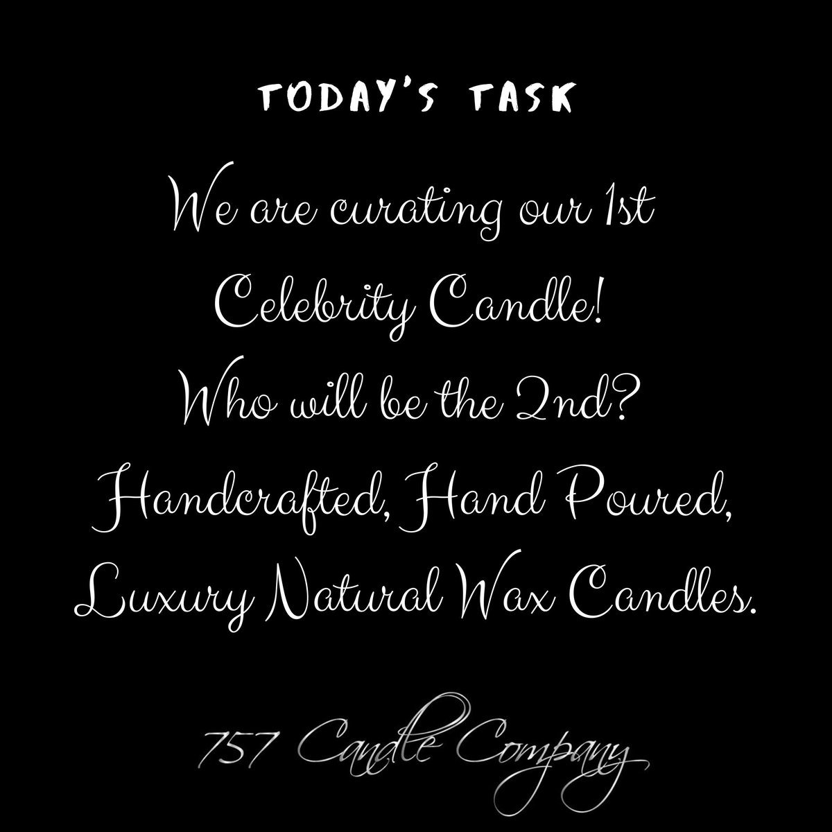 757Candle's tweet photo. Yes, we are the Luxury Candle Curator's. Hand Poured, One of kind scents. #whogotnext #757candlecompany #customcandles #luxurycandles #handpoured https://t.co/DvFDNoyfMe