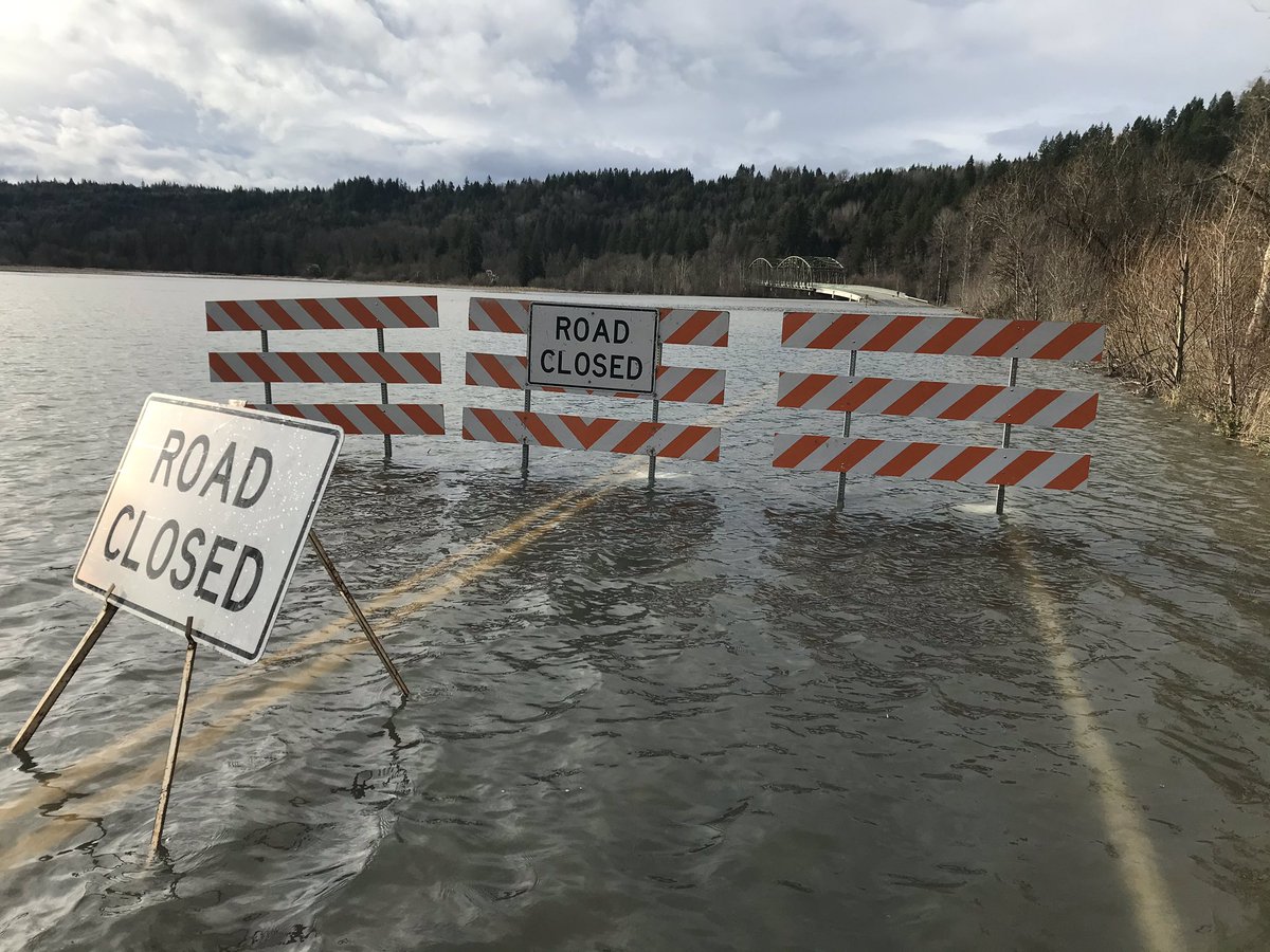 MikeBotsford's tweet photo. Tolt River flooding over NE Tolt Rd off 203 in Carnation. Live reports on @KING5Seattle at 4, 5, &amp; 630 with @srobertsontv https://t.co/UMU9YNoiG2