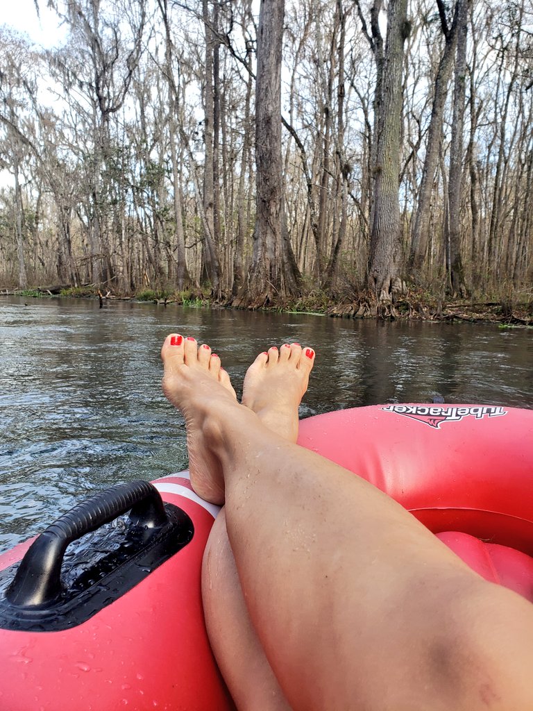 natashaerotica's tweet photo. These toes crave water. Beaches, rivers, springs. This day on the Ichetuckee was pure magic. Florida, I love you. Where do you want adventure with Me? #dominatrix in #nature #femmedomme #dategainesville #datestpete #datetampa #datesarasota #datenaples https://t.co/W5zyjtcoYg