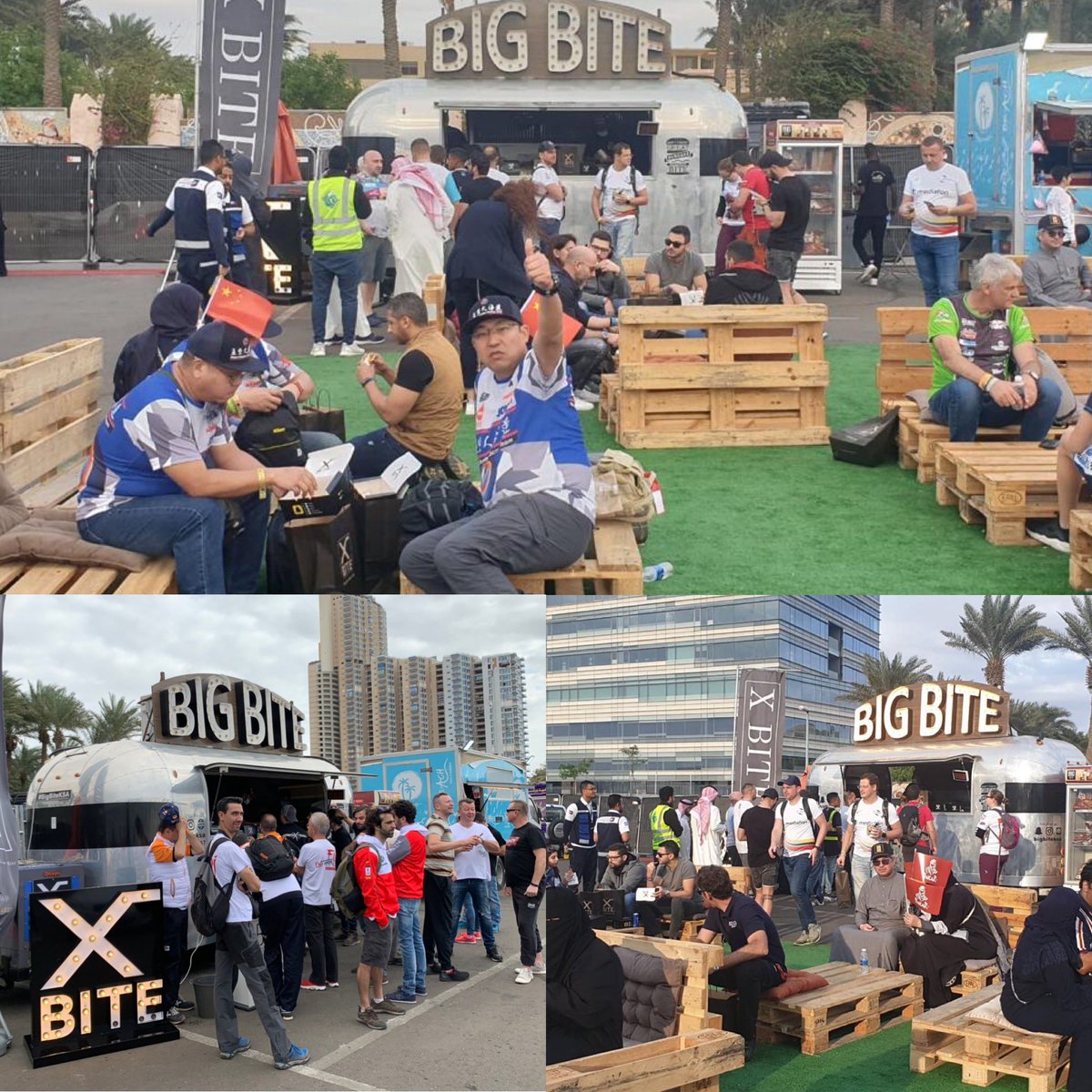 ksabigbite's tweet photo. An honour to be at  Dakar Village and good luck everyone #dakar2020 #xbite #food #DakarInSaudi #jeddah #dakarvillage  see you at @qiddiya @dakar @Dakarinsaudi_en @Dakar_arabic @XBiteksa https://t.co/54vTD9C0Lq