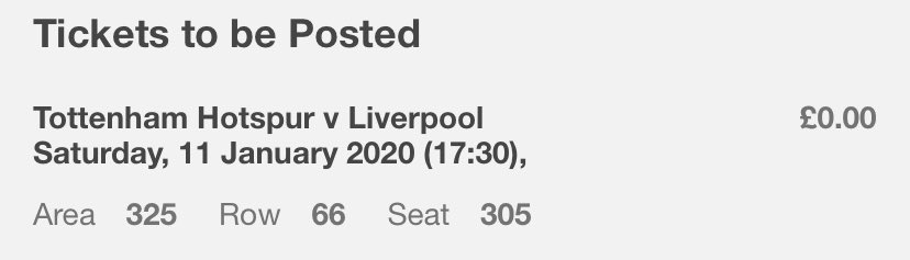 joyce_iain's tweet photo. ⁦@HotspurTickets⁩ Liverpool up on the exchange 👍🏻 https://t.co/OV01n5AfhI