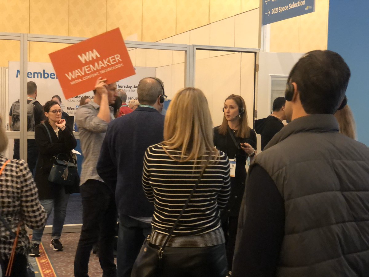 WavemakerUS's tweet photo. We are about to flood your feed with #WMxCES content. Here’s a glimpse of our Day 1 Tours: Worthy Winners & The Connected Consumer with @whitneyfishman & @kieley_taylor https://t.co/w8HI2QUvBx