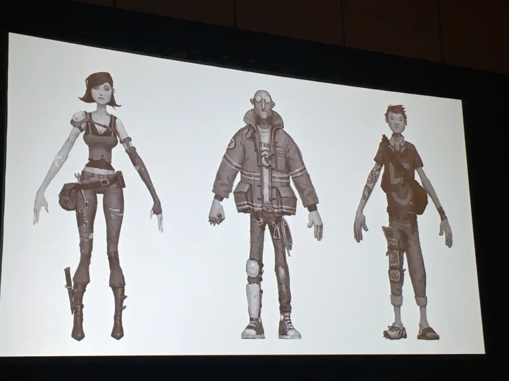 Fortnite early concept art shown at 2018 GDC
