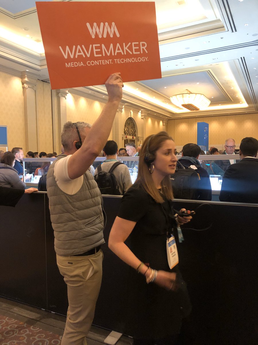 WavemakerUS's tweet photo. #WMxCES2020 in one phrase: Catch us if you can!!! 🏃🏻♂️🏃🏽🏃♀️#WMxCES #CES https://t.co/wyjC0CntQp