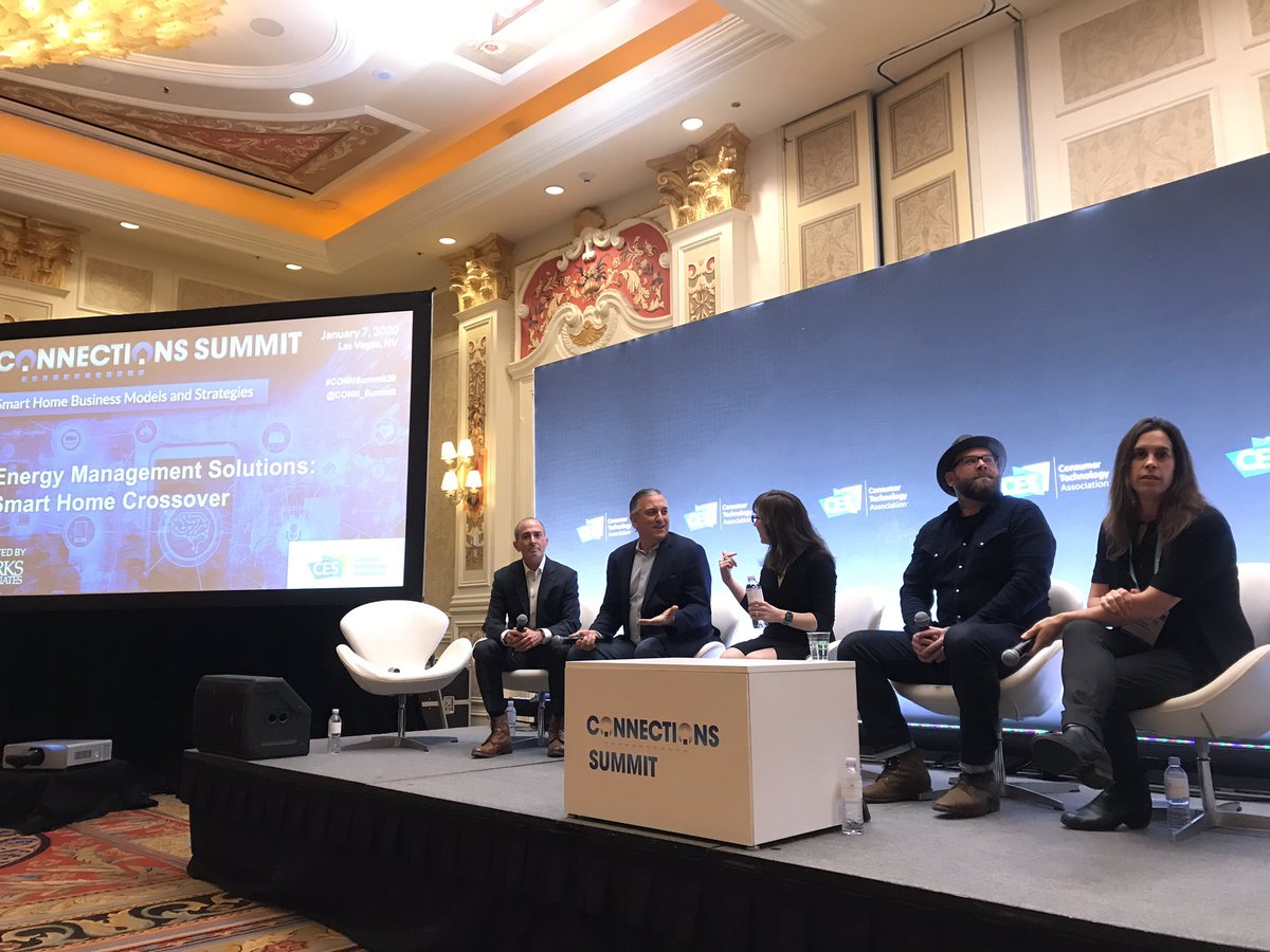 <a href="/COatParks/">Chris O'Dell</a> leads a panel on energy management and crossover opportunities with the smart home at #CES2020 #CONNSummit20 with <a href="/sprostynetwork/">Sprosty Network</a> <a href="/HelloInspire/">uma</a> <a href="/Racepointenergy/">Racepoint Energy</a> <a href="/STRATISIoT/">STRATIS</a> <a href="/ConstellationEG/">Constellation</a>