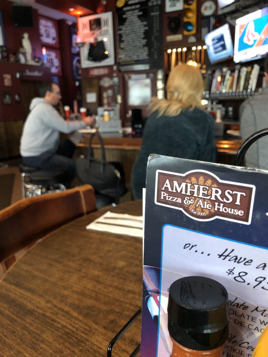 Amherst_Chamber's tweet photo. Kicking off 2020 @AmherstAleHouse for #LunchMob! Great food and great #connections! https://t.co/45Br3fLa23