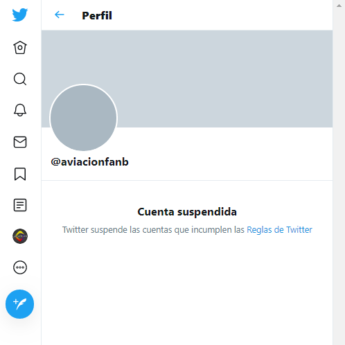 #ULTIMAHORA Twitter bloqueó todas las cuentas de las Fuerzas Armadas de Venezuela: Hasta ahora han sido suspendidas las cuentas de @AviacionFanb @EjercitoFanb @ceofanb @ArmadaFanb. Noticia en desarrollo...