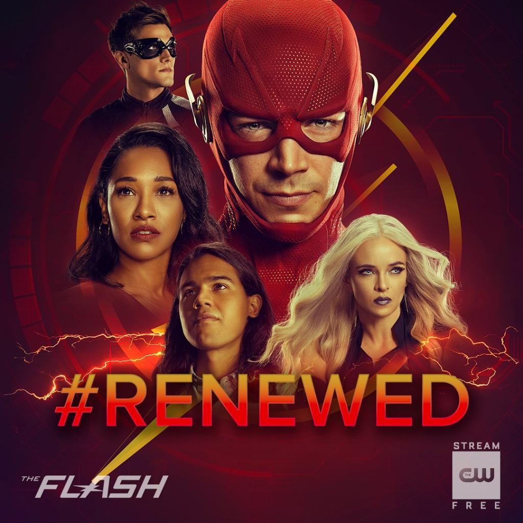 DCOfficial's tweet photo. The fight against injustice never ends! @CWBatwoman, @CW_TheFlash, @TheCWSupergirl, @blacklightning, and @TheCW_Legends have been renewed for new seasons💥 https://t.co/yJuspsElup #DCTV https://t.co/ESLRirN4jk