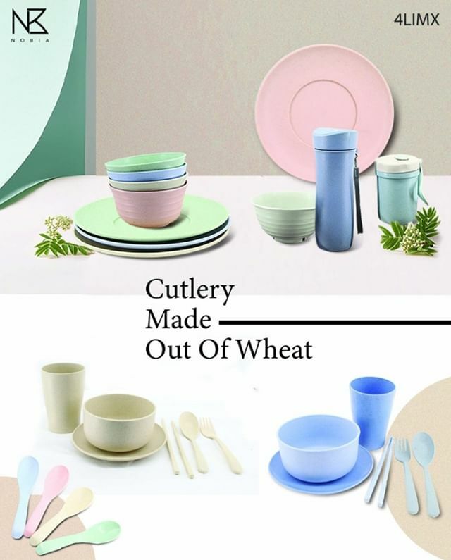 nobiaxcessories's tweet photo. The New Year is the perfect time to go eco-friendly! With these wheat straw cups, plates, and cutlery it is easy to do your part. Make your 2020 New Year's resolution about the planet! <3

#2020 #2020vision #2020goals #ecofriendly #newyearnewme #wheatstraw #wheatstrawproduct… https://t.co/kKbH6T44Cx
