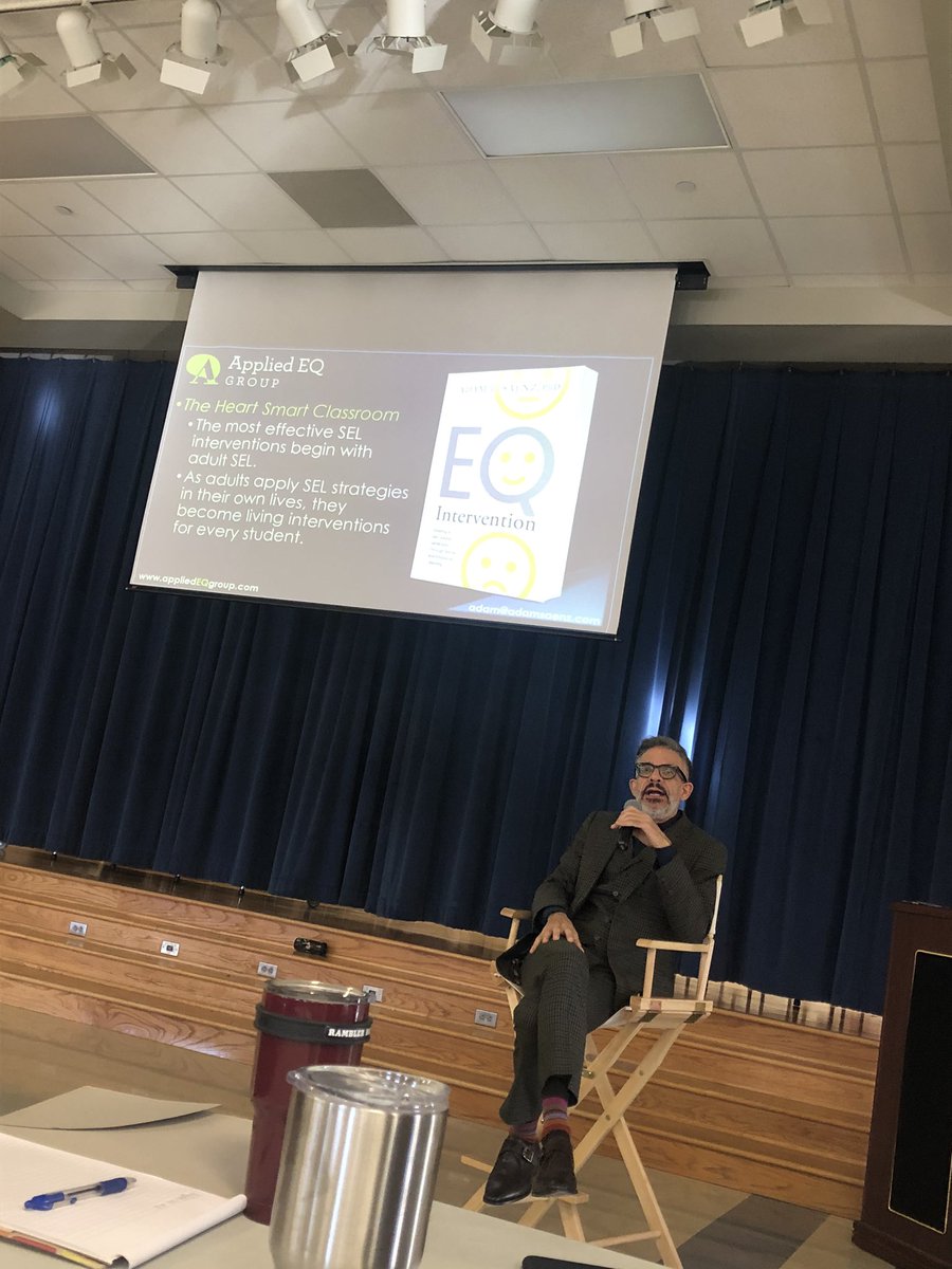 Allen714's tweet photo. I’m not sure I could ever fully explain just how amazing today was! @AdamSaenzPhD thank you for sharing your passion & knowledge! Thank you for bringing the mirror, cultivating vulnerability & helping us achieve excellence for our students!! #herosjourney #eqintervention https://t.co/UhxPYnRakC