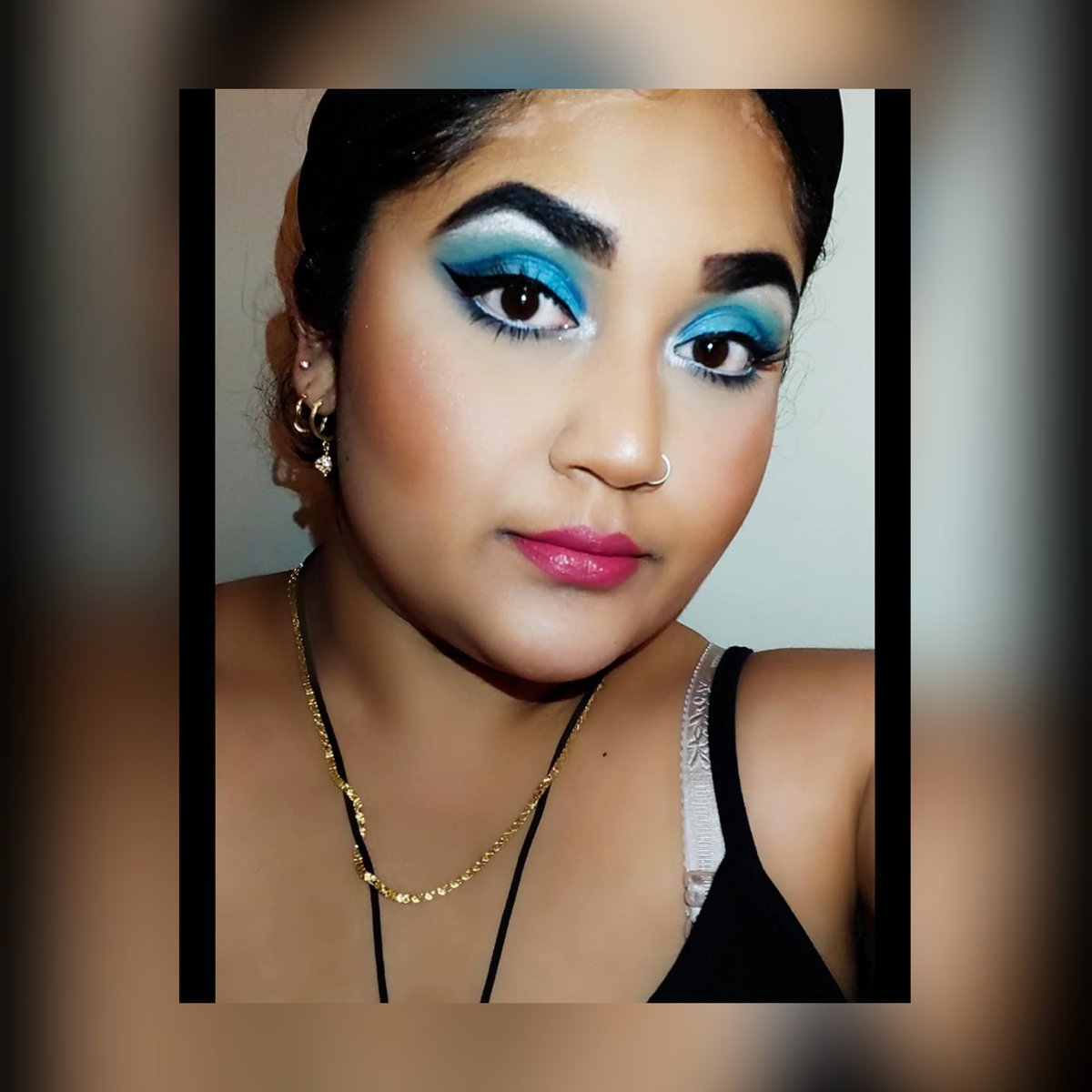DiwaGyal's tweet photo. Winter Blue Makeup Look❄😇
#makeuprevolution
#blue
#blueeyeshadow
#eyeshadowlook
#wintermakeuplook
#winterblue
#winter
#makeupjunkie
#makeupideas
#makeup
#mua
#bronzelook
#bronze
#lipstick
#makeupartistsworldwide
#makeupcommunity
#community
#facemodel https://t.co/E0hzxJRNhu