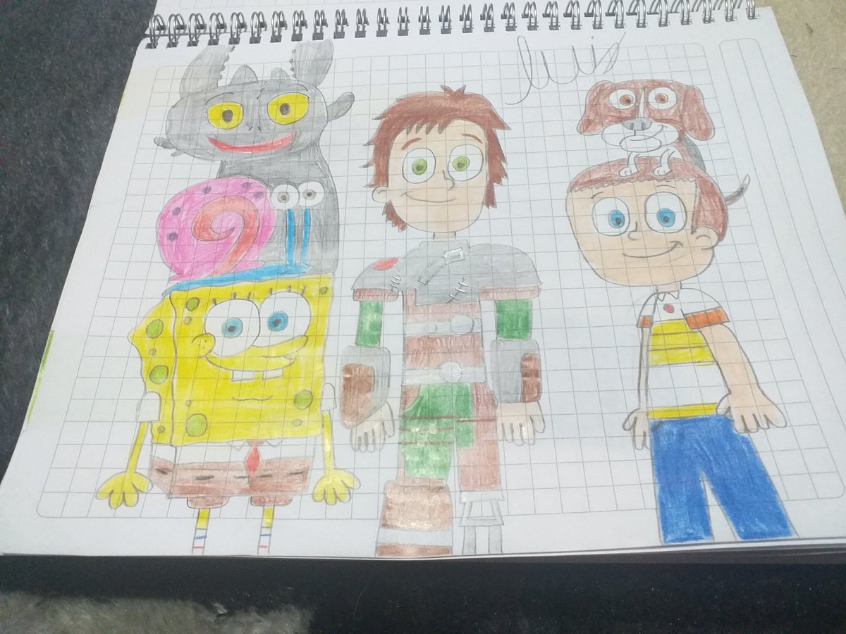 luis1201_arturo's tweet photo. Que opinan de mis nuevos dibujos?
#ElReyLeon #ToyStory4 #BobEsponja #ComoEntrenarATuDragon #Monchelito #Calvin #LosSimpson #LosIncreible https://t.co/0Eit3QBOTx