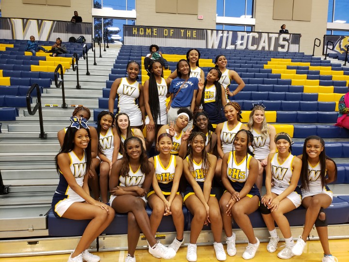 #JV &amp; #Varsity #Basketball #Cheerleaders win ready for the #Pebblebrook #highschool  game

Give me a W H E E L E R #WheelerCheer #WheelerBasketball #WheelerHS #Cheer #WheelerHigh #WheelerJV #WheelerVarsity