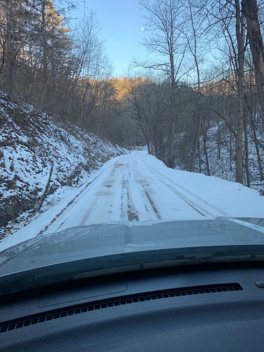 These pictures are of a couple of our roads and were taken within the last hour.  VDOT will be working in these areas throughout the night to get them cleared.  This will result in <a href="/mcps_va/">MCPS</a> being on a two hour delay on Wednesday, January 8.  Code 2