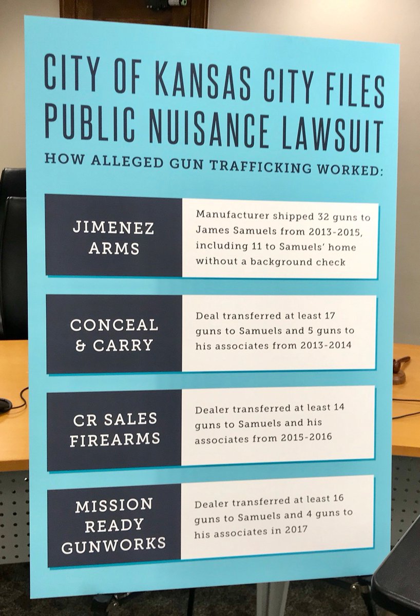 #KCMO sues contributors to local #GunViolence. #KansasCity #Missouri is the first city in the U.S. to file a #lawsuit against the #GunIndustry in more than 10 Years. 

Please follow the link to view the press conference: youtu.be/yrdGkWci3Dk.