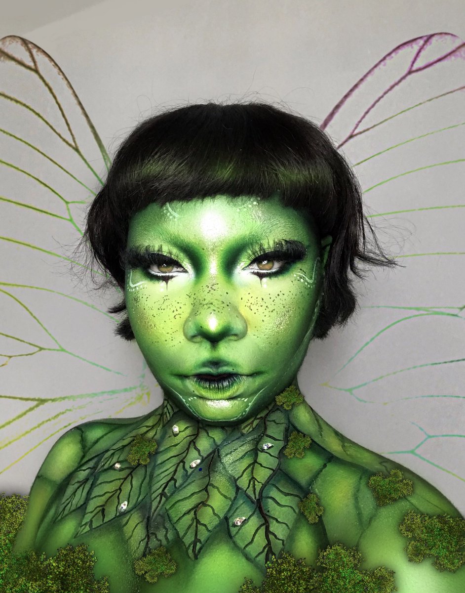 🍃🌳🧚🏾‍♀️ESMORY , A FOREST FAIRY🧚🏾‍♀️🌳🍃
A collaboration with my talented friend  <a href="/tajiareed/">little miss “she never misses!”</a> 🍃 go she her look now pow pow 🍃

The Nymph/ Fairy Series (Number 2 ) : Greens 🍃

Details: Instagram.com/naezrahlooks