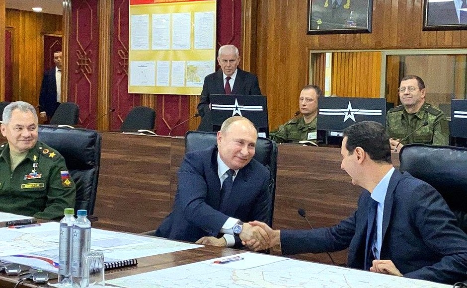 Putin_Mania's tweet photo. #Siria: #Putin a sorpresa incontra #Assad a #Damasco
https://t.co/lYlbTiXdeW https://t.co/yXvqVfpBjF