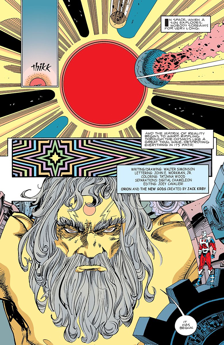Orion by Walter Simonson - One big love letter to the original Fourth World while also being completely original. Love that Orion actually get character development and isn't stuck in some weird continuity loop. Simonson was the second coming of Kirby in my opinion.