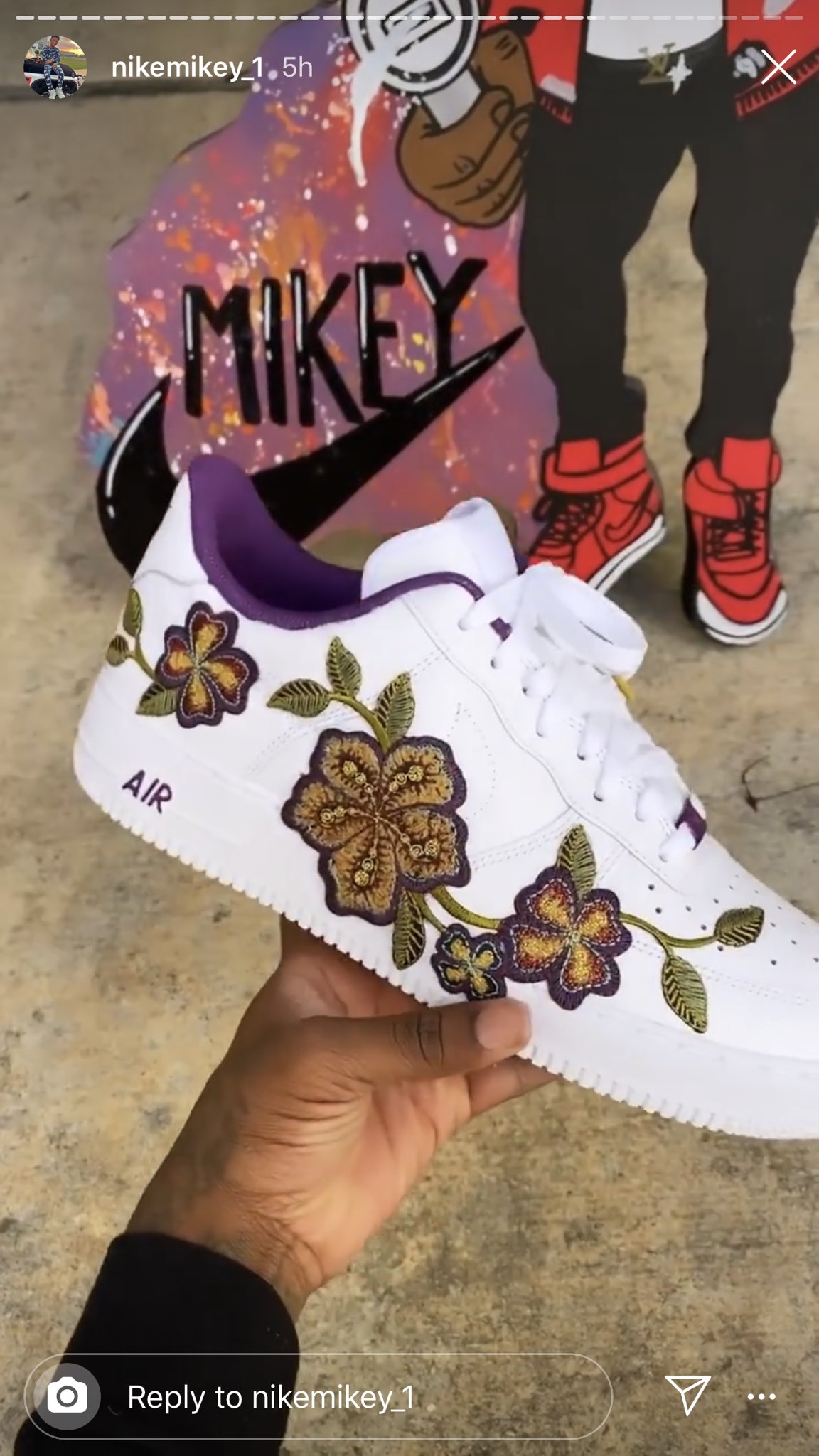 zorro Gimnasta visto ropa nike mikey custom shoe goat (@NIKE_MIKEY_) / Twitter