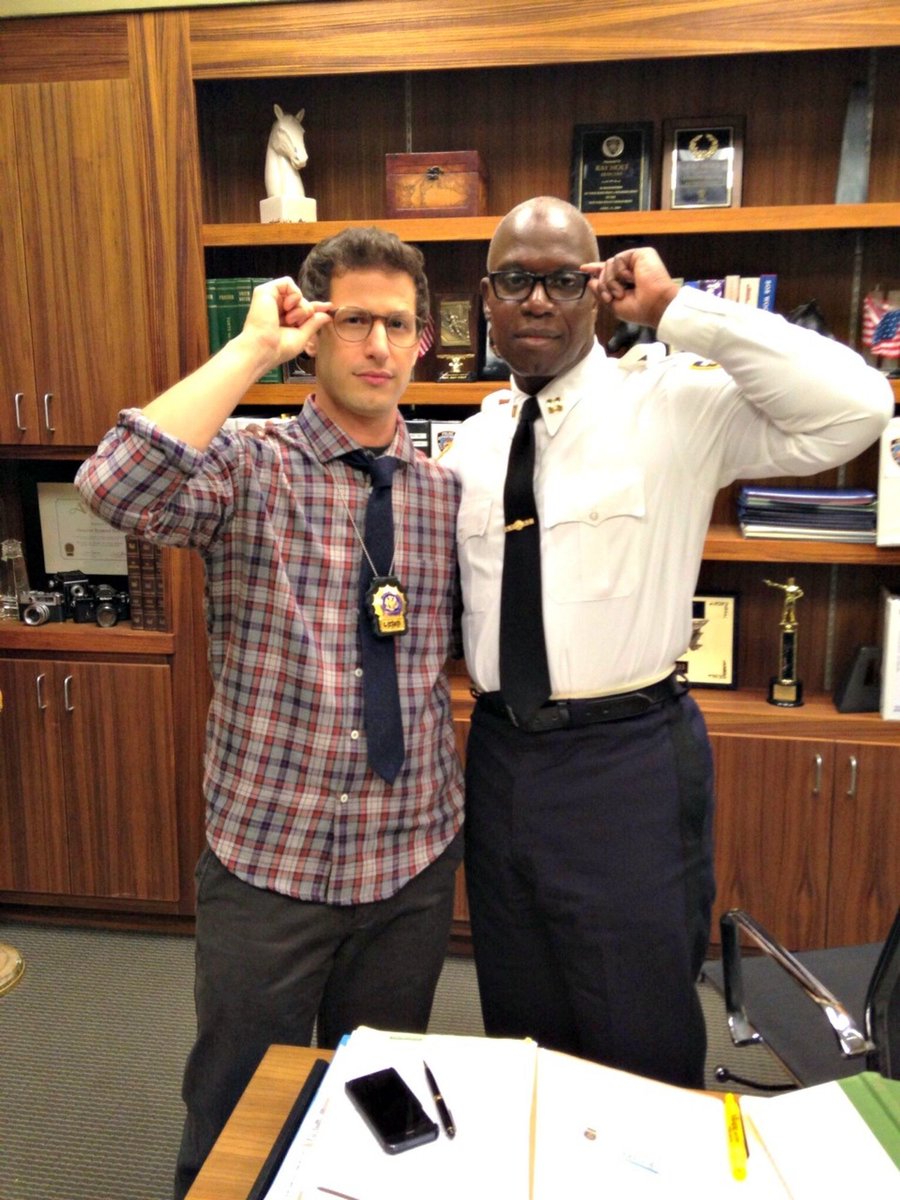 andyperalta99's tweet photo. 💙 #jakeperalta #rayholt #Brooklyn99 #andysamberg https://t.co/qybS7QLd6b