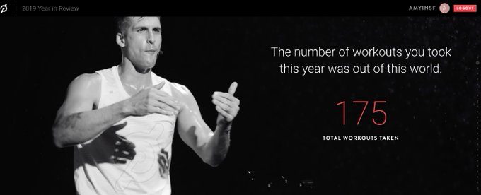 Love @onepeloton's Year in Review: https://t.co/0s7W6jfXYJ   Pretty astounding that 72M workouts were<a class="tags" target="_blank" title="On Twitter" href="/?out=eyJ0eXAiOiJKV1QiLCJhbGciOiJIUzUxMiJ9.eyJpYXQiOjE3MjIzNTk2ODAsImlzcyI6InR3cG9ybnN0YXJzLmNvbSIsIm5iZiI6MTcyMjM1OTY4MCwiZXhwIjoxNzUzODk1NjgwLCJyZWRpcmVjdF91cmwiOiJodHRwczovL3R3aXR0ZXIuY29tL29uZXBlbG90b24ifQ.9tprBJNlXvcLT-I6Eta8RYCSp6wmhTphnaVQ1HzeUb_U6Cu0JzCzkgNia1H0Id1ROIKakuXDbm_SkIKhrfvl8A">@onepeloton</a><a href="/tag/endofanera"class="tags"><span>#endofanera</span></a>