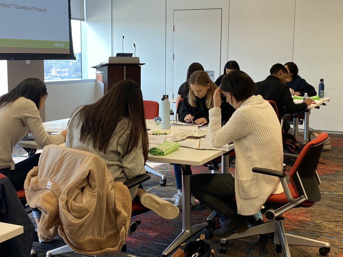 TeamEmbolden's tweet photo. Thirteen high schoolers joined Embolden for our winter 2020 student leadership program in business. Here's a sampling of what they learned during site visits and sessions on finance, tech and consulting. #EmboldenMe https://t.co/1dKRhubvtf