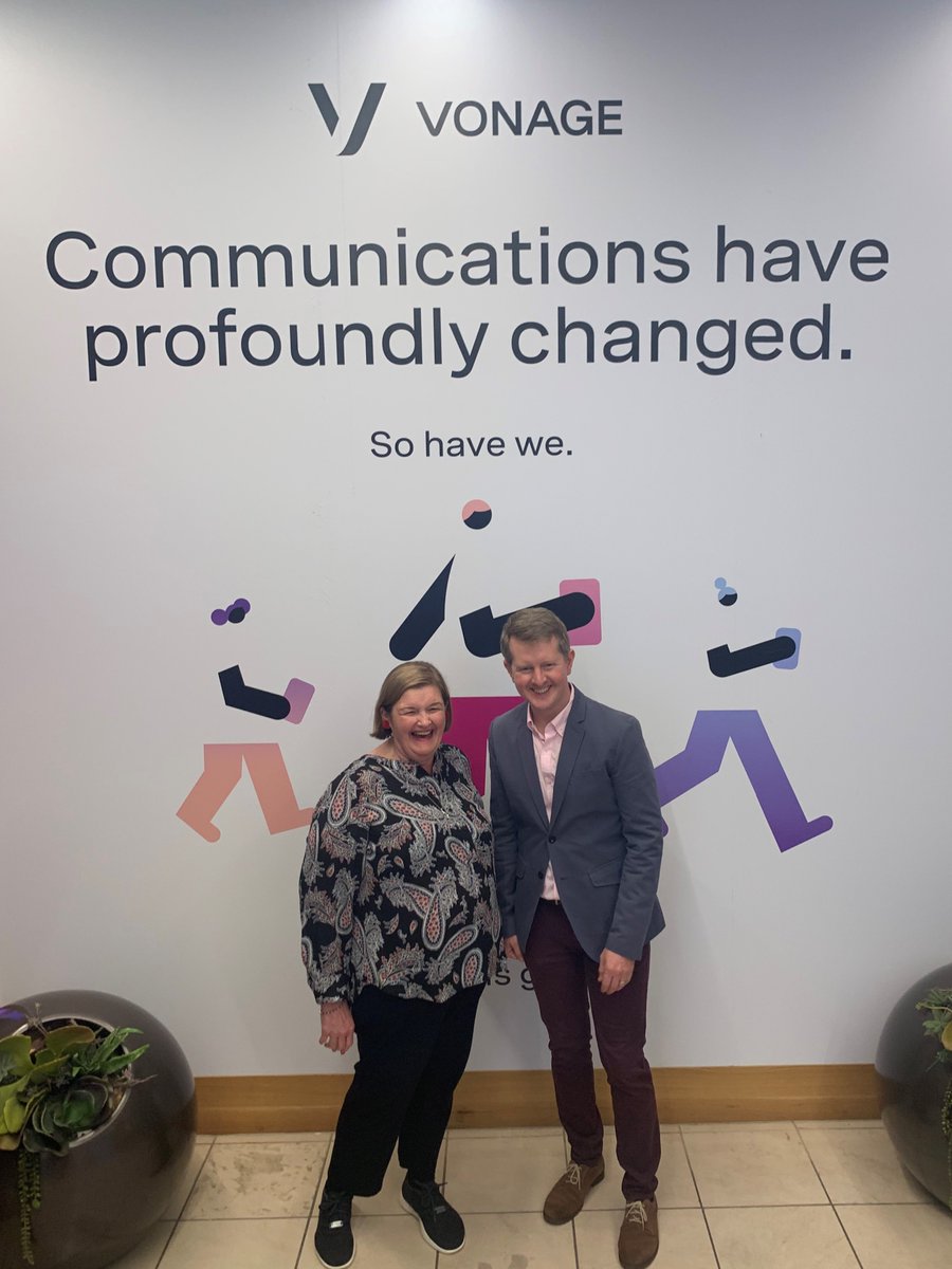 Fitting that I am at the <a href="/Vonage/">Vonage</a> SKO as I watch <a href="/KenJennings/">Ken Jennings</a> compete for <a href="/Jeopardy/">Jeopardy!</a> GOAT. While I have a soft spot for Ken, I am rooting for <a href="/jeopardyjames1/">jeopardyjames</a>