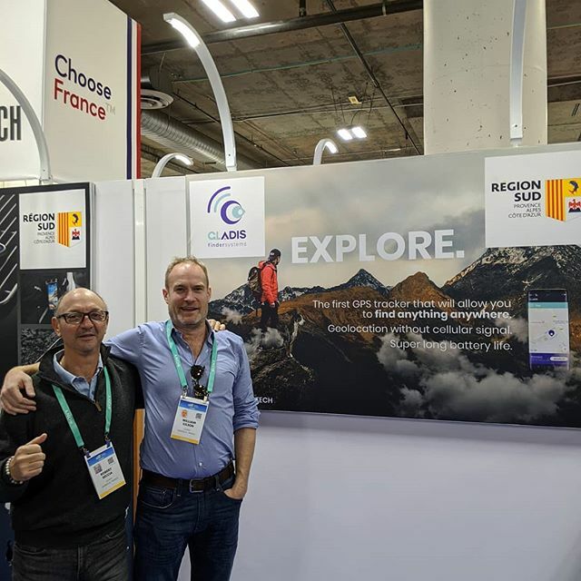 jbonnel's tweet photo. #CES2020 A découvrir sur #EurekaPark @GPSGladis Premier GPS qui permet de tout retrouver en toutes circonstances y compris sans GSM startup @PoleSCS @MaRegionSud #CES #EurekaPark #Innovations #IoT #TechForGood #FrenchTech 🚀 https://t.co/F6nlzbhxOt https://t.co/FtfUeOVRYF