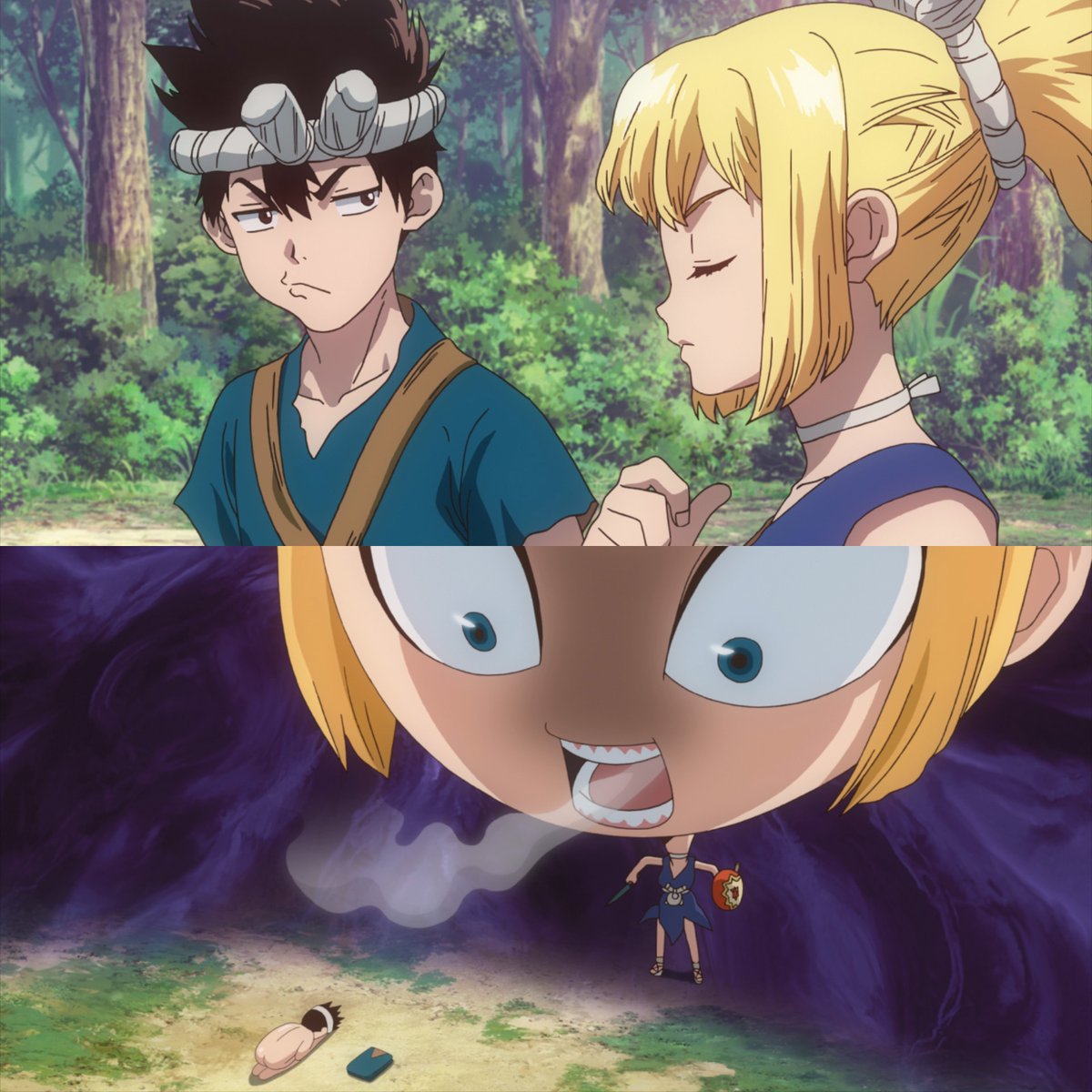 Dr Stone Well You Have The Raw Power Of An Actual Gorilla So You Re A Legit Gorilla I M Sorry