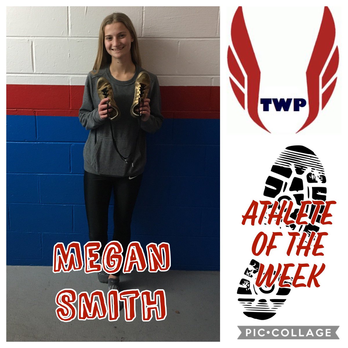 TWPGirlsTandF's tweet photo. Freedom Games 1/4: Athlete of the Meet - Megan Smith
Megan had a epic race in the 55m dash and won the white division. She also provided a huge lead for her relay team in the 4x200 to help secure the win within the heat. #maidtorun https://t.co/sxKEkz2A4a