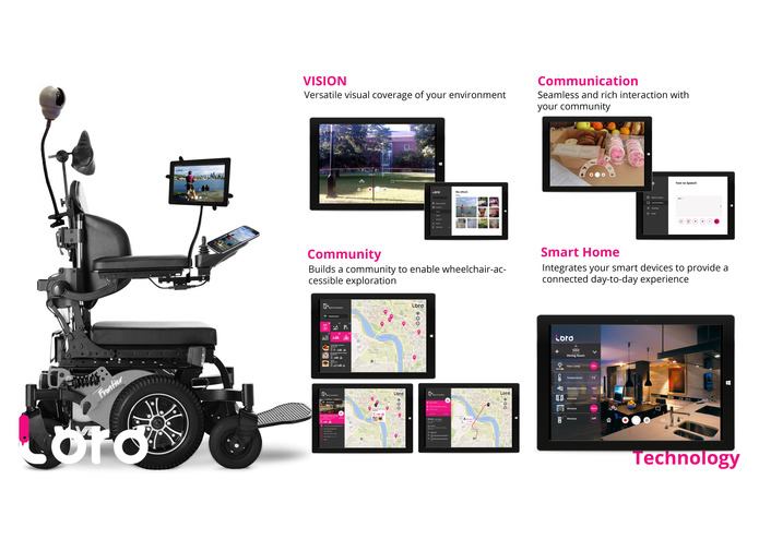 CTAFoundation's tweet photo. Head to @go_loro's booth in the Eureka Park, Hall G, booth 51126 and test drive their wheelchair that gives #pwd more independence, increased vision, communication and safety. #CES2020 https://t.co/RgZJusJirS