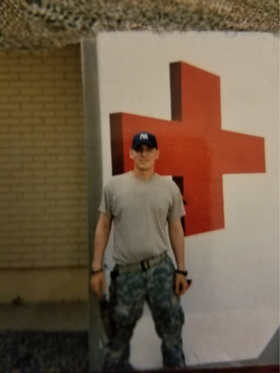 RedTRaccoon's tweet photo. I was a medic who served in Iraq from 2006-2007.

I've seen the true price of war. Lives.

The lives of soldiers, civilians, and families all torn apart for nothing.

We must not go to war with Iran.

The time for negotiations is now.

#NoWarWithIran https://t.co/1pzwk9ZSOM