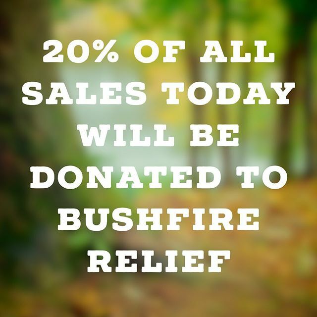 BelgraveBooks's tweet photo. 20% of all sales today will be donated to bushfire relief.
.
.
.
.
.
#bushfirerelief #bushfiresaustralia #bushfires #eastgippsland #eastgippslandfires #loveeastgippsland #vicfires #bushfireappeal #booksforbushfires #standtogether #aussielove #cfa #rfs #v… https://t.co/W8LbZr3G1w https://t.co/kf6fdsG2W6