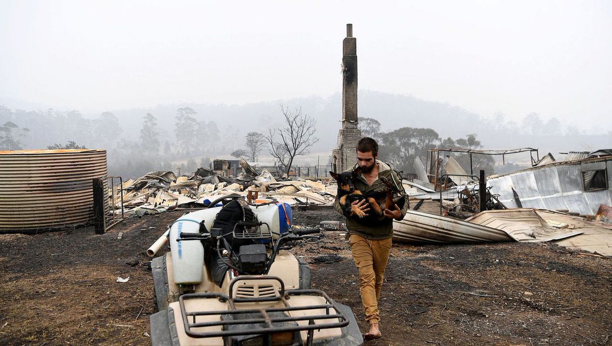 Australien: Buschbrände könnten sich zum Wochenende wieder verschlimmern spiegel.de/panorama/austr…