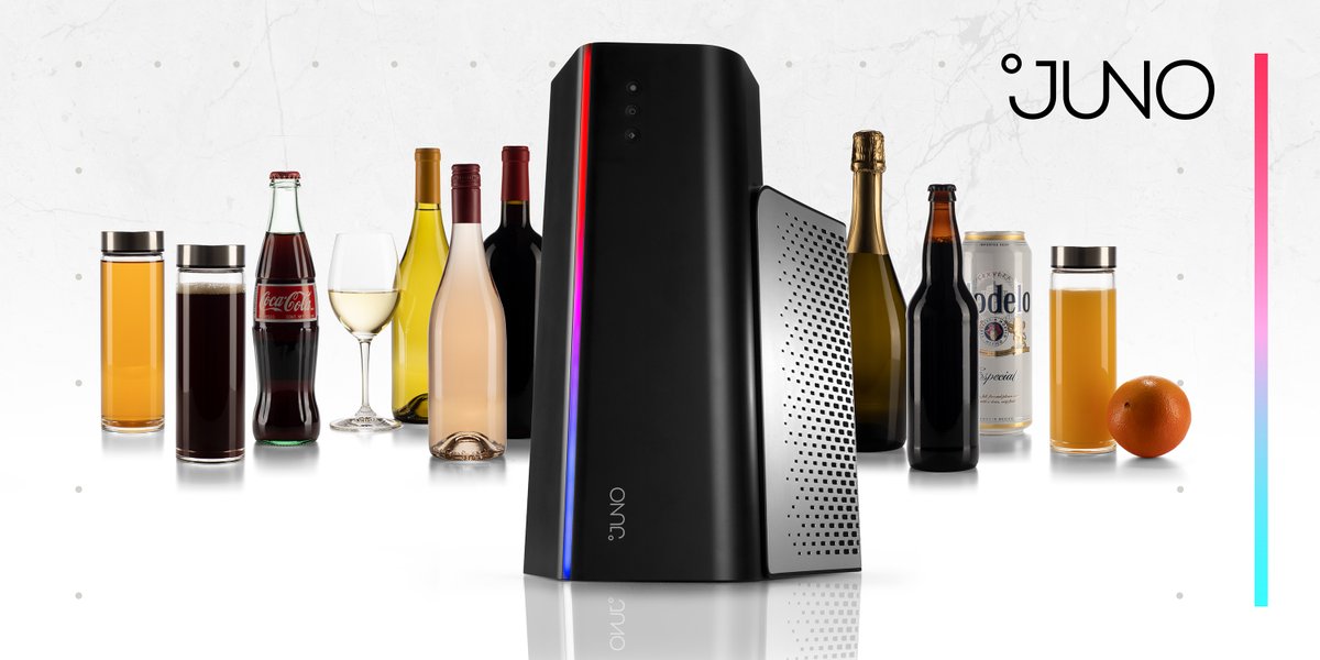 EXPANDCE's tweet image. Introducing Juno, the world’s fastest, innovative, rapid beverage cooler. Chill a bottle of wine in a matter of minutes. 

In addition to wine, chill any other type of beverage: beer, juice, coffee, soda etc.

Learn more bit.ly/2T2GTs9