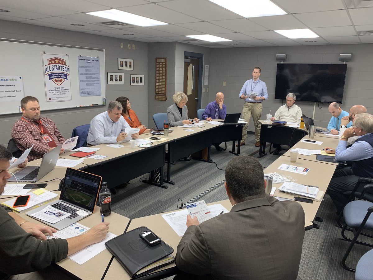 KennethCHenning's tweet photo. Joined #PrebleCounty superintendents monthly meeting to discuss the “Youth at the Booth” program.Glad all PC districts are on board to share information with HS seniors.Boards of Elections need PEOs for Election Day. Reach out if you’d like more info. #OHSOSLaRose🗳 @FrankLaRose https://t.co/sZawpoVaQF