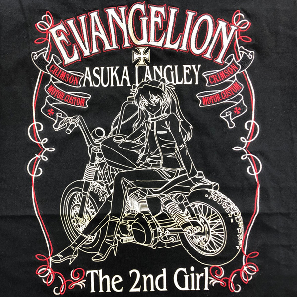 新世紀エヴァンゲリオン ローブローナックル Tシャツ 長袖 アスカ