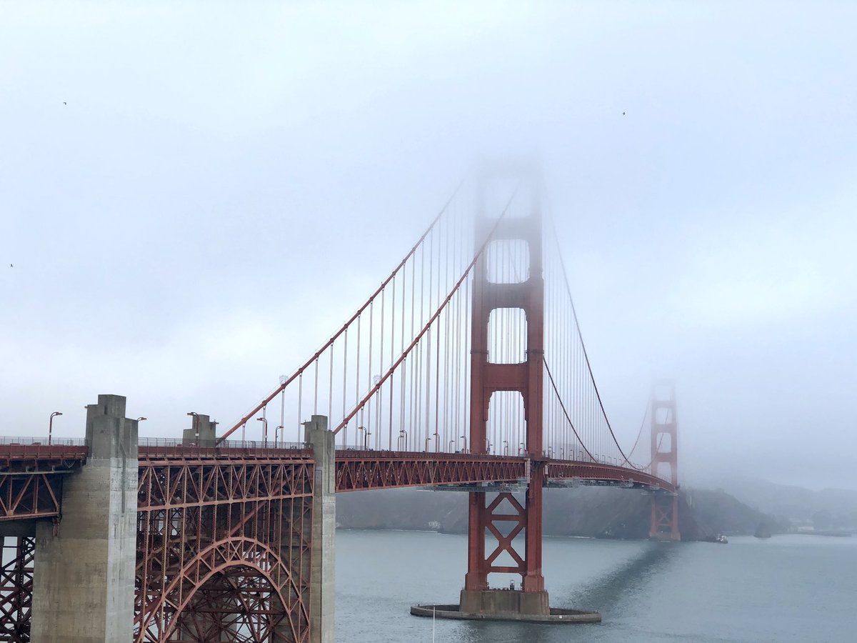 BarryLHouser's tweet photo. Found a small window of time to check out the @GGBridge with my beautiful bride and these wonderful people! #redboxbowl #amazingstructure https://t.co/fmcdoFnjqh