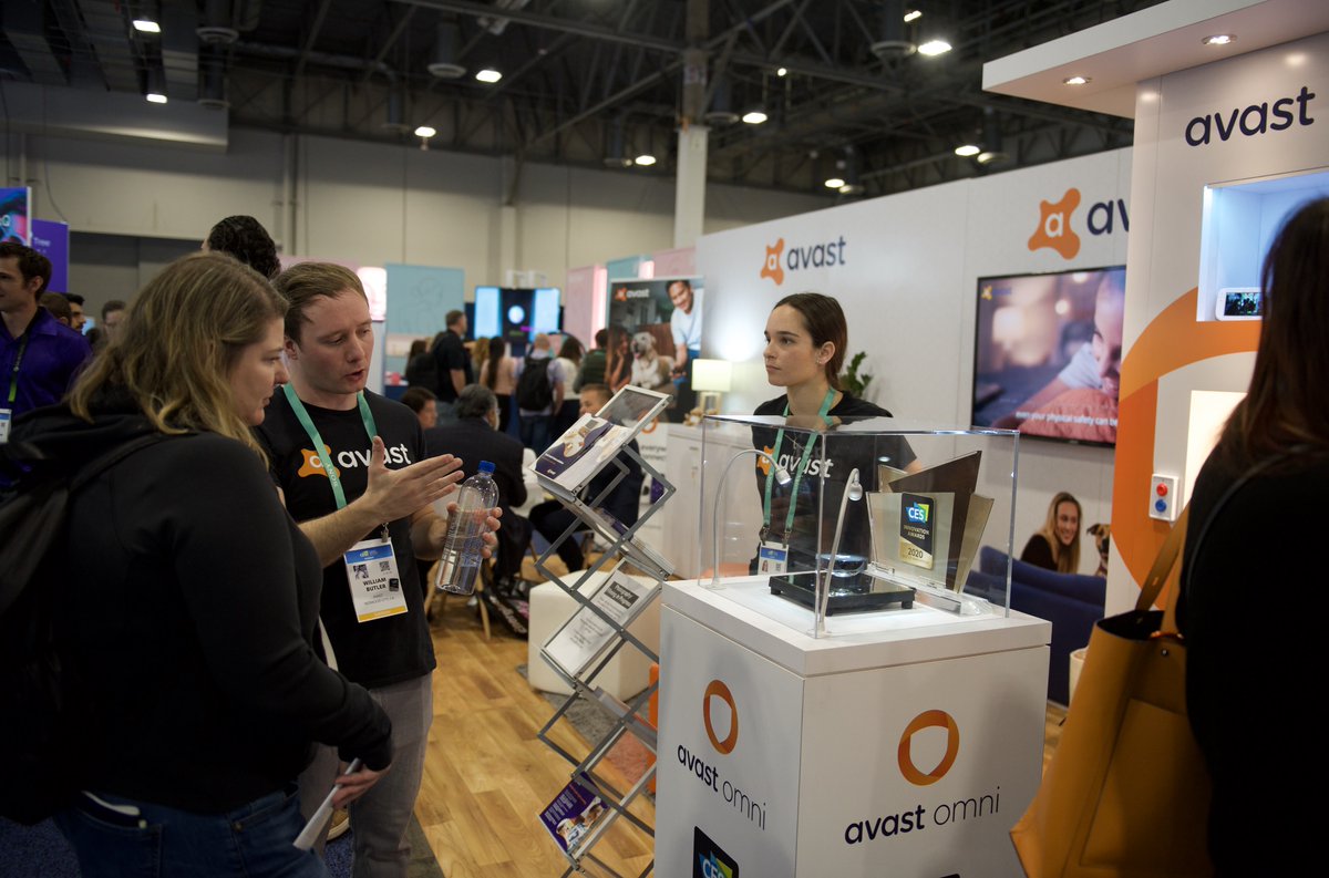 Avast's tweet photo. Avast's Will Butler @will0x539 provides an overview of the #AvastOmni - An always-on connected device, that detects threats on your home #WiFi in real-time &amp; blocks inappropriate content for your children. Discover more at booth #44564

#CES2020 #AvastCES2020 https://t.co/QIYFPZwYNL