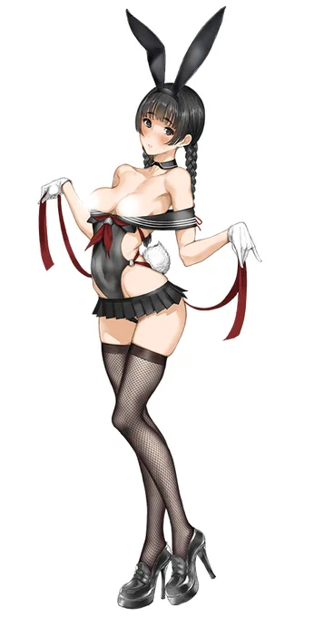 月ノ輪ガモ氏が描く「卯月桃子」をバインディングが1/4スケールで立体化。
セーラー服とバニーが融合したコスチュームはその華奢なボディラインを美しく際立たせ、リボンを持って佇むポーズは優艶な雰囲気を醸し出します。

国内:https://t.co/LStNl3qfi0
overseas:https://t.co/K3GxapeGX8 