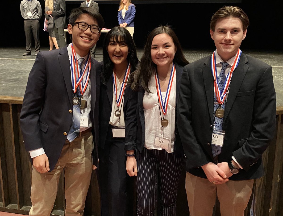 MsGHuronHigh's tweet photo. Huron’s IB CP students crushing it at the BPA Regional Leadership Conference! So proud to be a part of their boundary pushing, achievement reaching, personal growth success stories! These students are going places! @a2schools, @ib_c_p, @A2_IB_CP, @A2_IB https://t.co/HtbgeNFolb