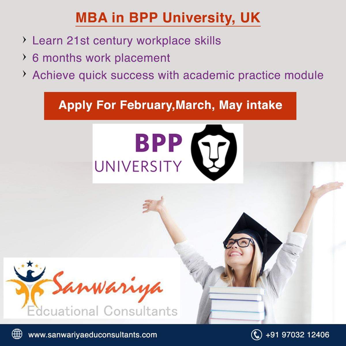 BBP university has international MBA (ESAP Module). It gives a quick boost to your career. Call us for more information>> 9849074434. #MBAInUK #StudyInUK