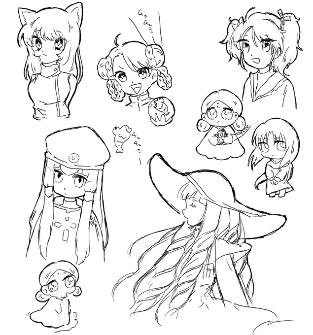 がんだむ女子のらくがき 